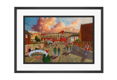 The Valley Stadium 'Going to the Match' Fine Art Print - Charlton Athletic FC